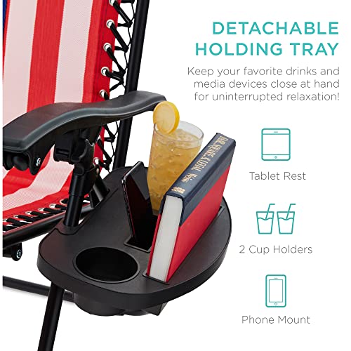 Best Choice Products Zero Gravity Chair Recliner, American Flag