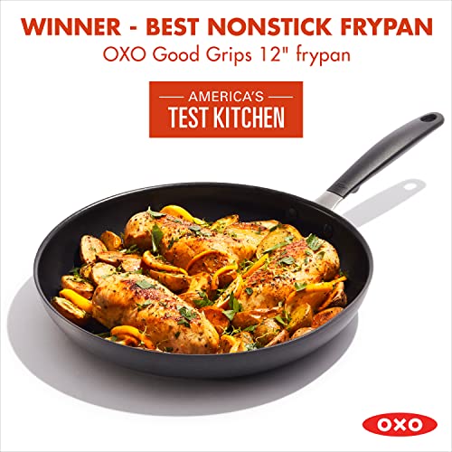 OXO Good Grips Hard Anodized PFOA-Free Nonstick 12" Frying Pan Skillet Black