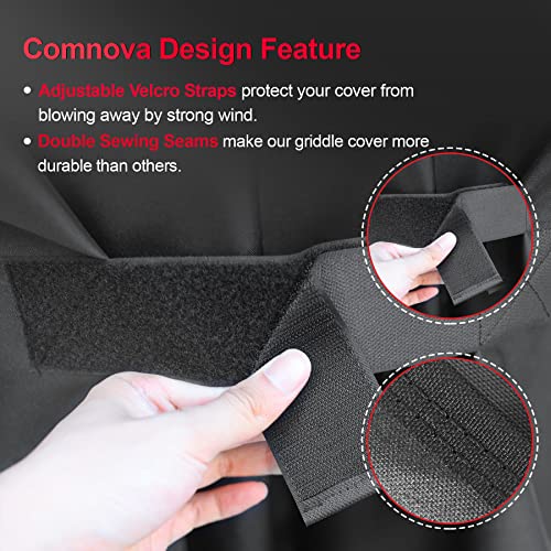 Comnova Grill Cover for Traeger Pro 22 & 575 Series - 600D Wood Pellet Smoker Cover for Traeger Waterproof & Heavy Duty, Premium Pellet BBQ Cover for Treager Pro 22 / Pro 575, Z Grills 550B and More