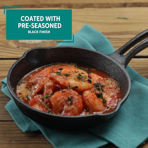 MIRRO 6in Cast Iron Preseasoned Skillet