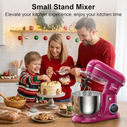 Honinst 4QT Electric Stand Mixer, 10-Speed Tilt-Head Compact Kitchen Mixer
