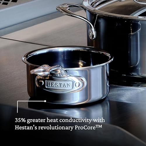 Hestan - NanoBond Collection - Stainless Steel Titanium Butter Warmer, Induction Cooktop Compatible, 0.75 Quart