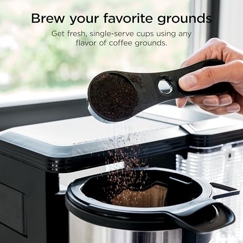 Ninja Specialty Coffee Maker | Includes 10-Cup Carafe, Fold-Away Frother, Permanent Filter & Removable, Dishwasher Safe Reservoir | 6 Brew Styles, 8 Cup to Travel Mug to Pot Sizes | Black | CM401