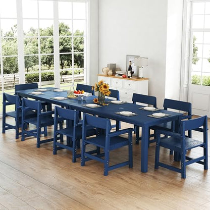 Jocoevol 12 Piece Patio Dining Set for 10 Person HIPS Outdoor Dining Sets