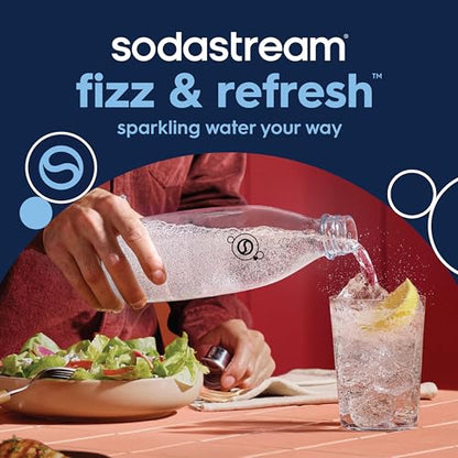 SodaStream Gaia Sparkling Water Maker Bundle, Black