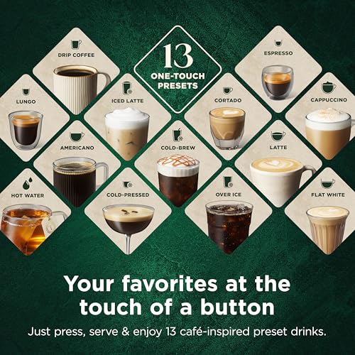 Ninja AutoBarista Pro Fully Automatic Espresso, 13 Drink Options, AE1051