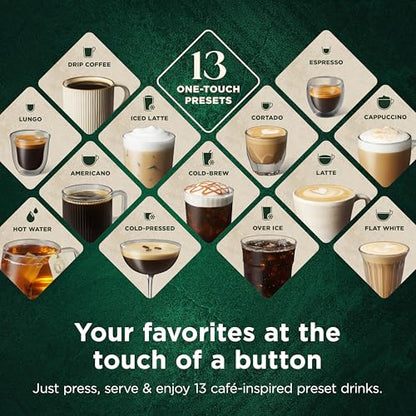 Ninja AutoBarista Pro Fully Automatic Espresso, 13 Drink Options, AE1051