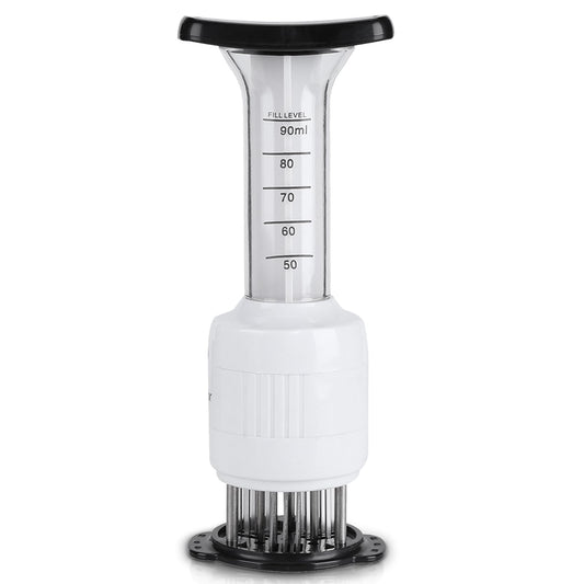 Stainless steel Marinade Meat Injector, Marinade Tenderizer Injector Needle Flavor Syringe Cooking Meat Poultry Turkey Chicken BBQ
