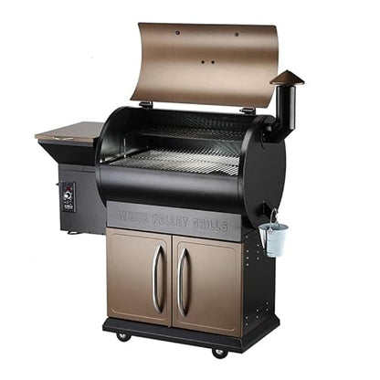 Z GRILLS 2026 Upgrade Wood Pellet Grill Smoker with PID Control, Built-in Storage Cabinet, Rain Cover, 700 sq. in Cooking Area for Outdoor BBQ, Smoke, Bake and Roast