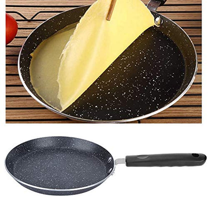 6 Inch Non-Stick Frying Pan with Non-Stick Coating, Egg Pan Omelette with Plastic Handle, Dishwasher Safe, Easy Cleanup, PFOA Free, Oven Safe Cooking Pan