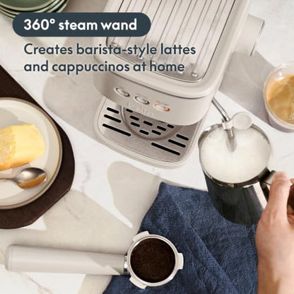 bella JOLT 20-bar Slim Espresso Maker, Oatmilk