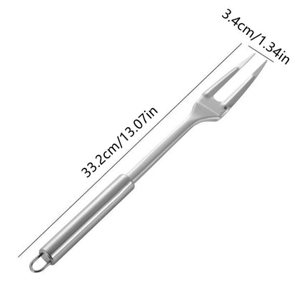 FJYXCHENXM Stainless Steel Carving Fork for Meat, 2 Pieces Meat Forks with Long Heat-Resistant Handle for Grilling, Cooking, Servin, Serving, 13 Inch
