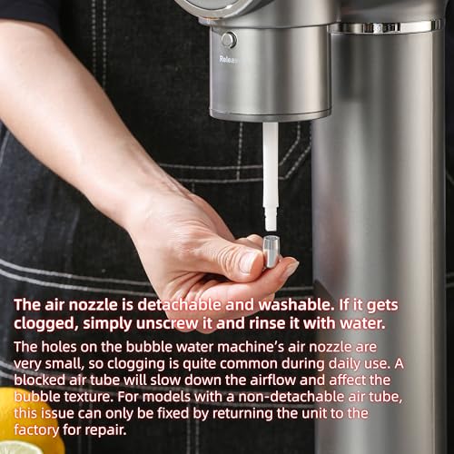 Multi-function Sparkling Water Maker,Carbonates Any Drink - Make Sparkling Soda & Fruit Drinks at Home, Sparkling Water Carbonator with 1L+0.5L BPA Free Bottles (Two CO2 Carbonator)