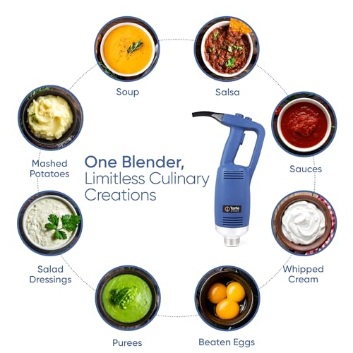 TK Commercial Immersion Blender 750W Heavy Duty for Restaurants - 20" Shaft