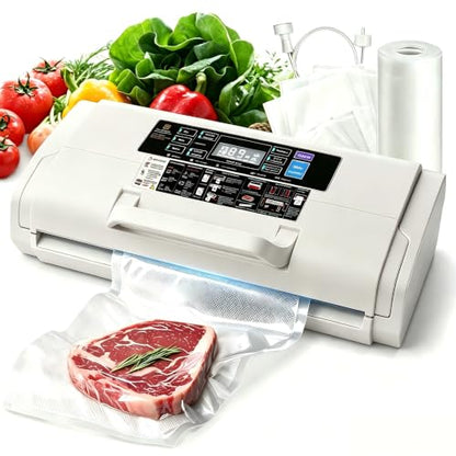 95KPa 10-in-1 Commercial Vacuum Sealer Double Heat Seal Device