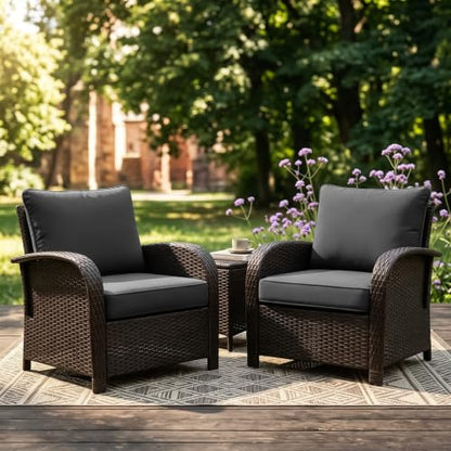 Outdoor Cushion Covers for Patio Furniture, Water Resistant Polyester Replacement Covers with Zipper Closure, Full Coverage Sofa Cushion Covers with 4mm Piping Edge for Sectional Outdoor Couch