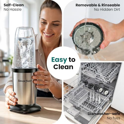 Smoothie Blender Grinder Combo, Countertop Blender Smoothies and Shakes