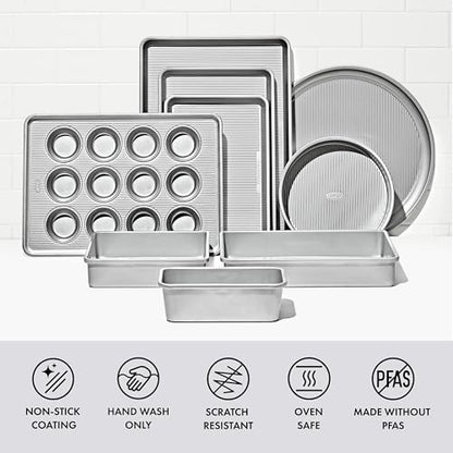 OXO Good Grips Non-Stick Pro Clear Coated Metal Bakeware Pizza Pan, Baking Sheet