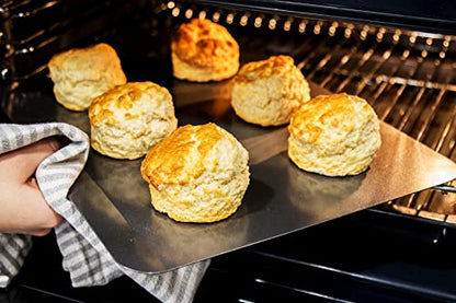 MasterClass Baking Sheet with PTFE, PFOA and BPA Free Non Stick, Robust 1mm Thick Carbon Steel, 35 x 28cm