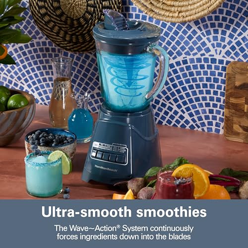 Hamilton Beach Power Elite Blender For Smoothies With Wave Action System