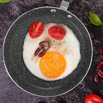 7inch Nonstick Frying Pan Skillet: Frying Egg Omeltte Pan Skillet Set For Frying Saute Cooking Pizza & More(without Lid)