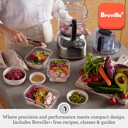 Breville BFP610 Sous Chef 9 Cup Food Processor, Small, Brushed Stainless Steel