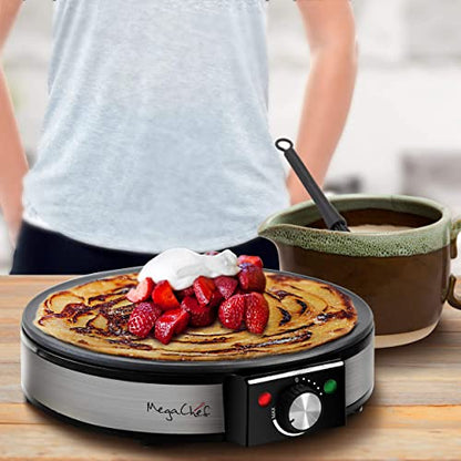 The MegaChef Crepe and Pancake Maker Breakfast Griddle