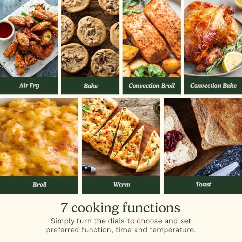 Cuisinart Air Fryer Toaster Oven Combo, Countertop, 7-in-1, 1800W, TOA-55