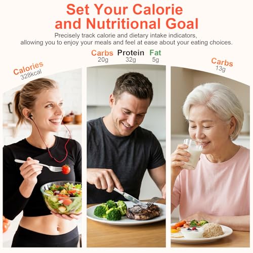 Smart Kitchen Food Scale with Nutritional Calculator, Calories, Fat, Carbs & Protein Tracker, Digital Kitchen Scale for 9999+ Foods, Healthy Diet, Food Preload, Personal Goals, Free App, 11 lb-01