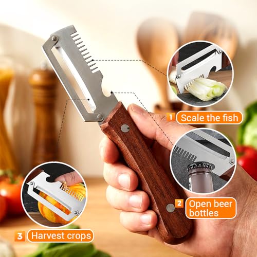 Vegetable Peeler, 2026 Upgrade Multifunctional Stainless Steel Peeler,Vegetable Peeler for Kitchen, Kitchen Gadgets Tool for Fruit Pumpkin Peeling Potato Carrot Veggie Peeler (2pcs)