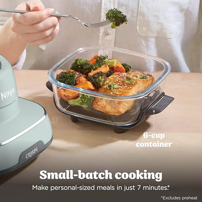 Ninja Crispi Glass Air Fryer, 4-in-1, Green, FN101SG