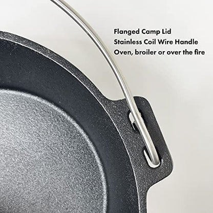 Bayou Classic 7400 4-Quart Cast Iron Dutch Oven