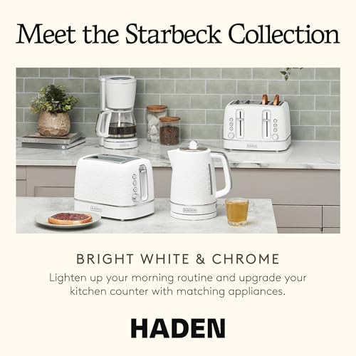 HADEN Starbeck Coffee Machine, 10 Cup Automatic Drip Coffee Maker