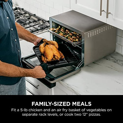 Ninja-DT200-Foodi-8-in-1-XL Pro Air Fry Oven Large Countertop Convection Oven (Renewed)