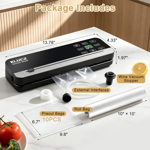 KLUCZ 85kPa Vacuum Sealer Machine