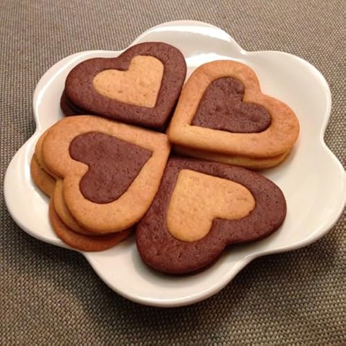 Stainless Steel Cookie Cutters Set, 18 Pieces, Star, Flower, Heart, Circle, Square, Hexagram Shapes