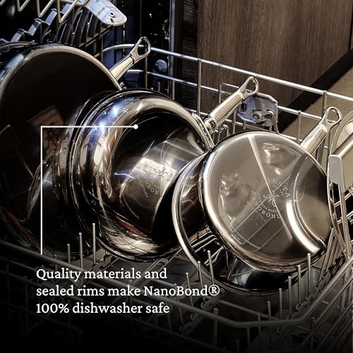 Hestan - NanoBond Collection - Stainless Steel Titanium Butter Warmer, Induction Cooktop Compatible, 0.75 Quart