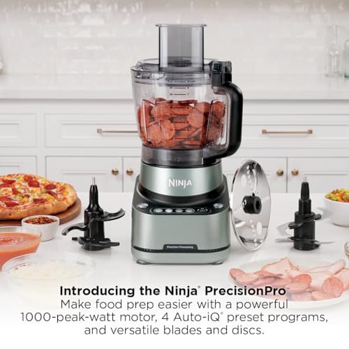 Ninja PrecisionPro Food Processor & Dough Mixer, 1000PW, 9-Cup, BZ601