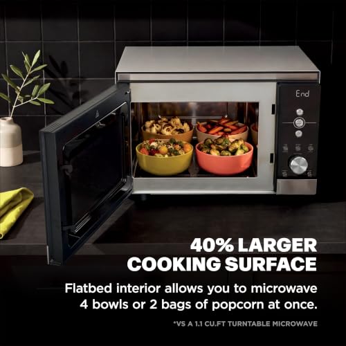 Ninja® Crispi™ Microwave & Air Fryer with FusionCrisp, Silver, MW101
