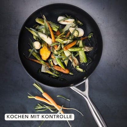 Scanpan CS+ 3 QT Nonstick Saute Pan – Compatible with All Cooktops, Induction Ready, Metal Utensil Safe, Oven Safe to 500°F, Dishwasher Safe
