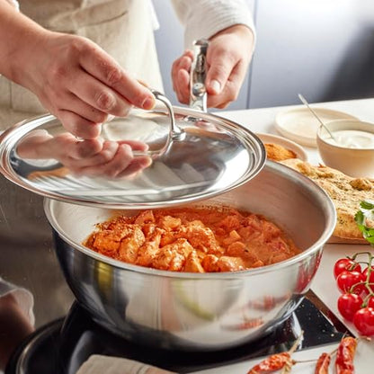 Demeyere Atlantis 3.5-qt Stainless Steel Saucier