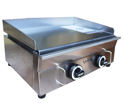 PreAsion Commercial LPG Gas Griddle with Pressure relief valve Grill Griddle Tabletop Flat Top Countertop Restaurant Griddle Grill Teppanyaki Grill