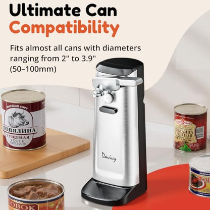 Davivy Electric Can Opener Stainless Steel