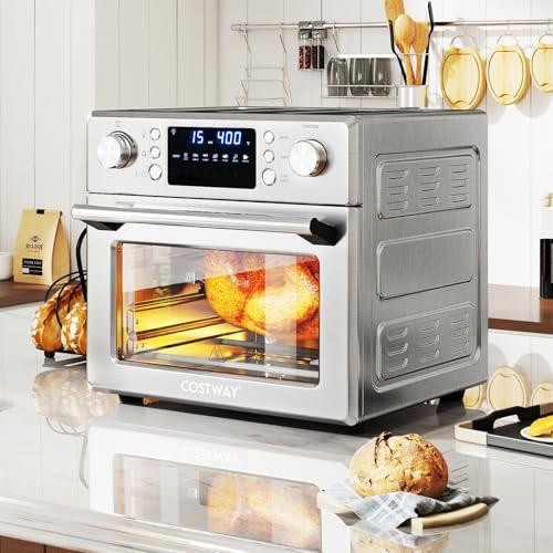COSTWAY 14-in-1 Air Fryer Toaster Oven Combo