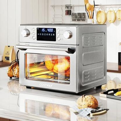 COSTWAY 14-in-1 Air Fryer Toaster Oven Combo