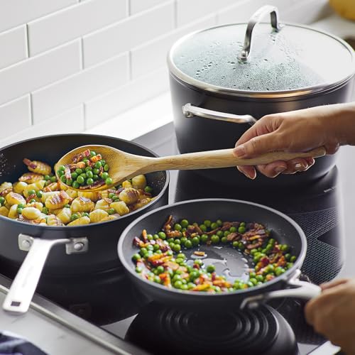 KitchenAid Hard Anodized Induction Nonstick Cookware Pots and Pans Set, 10 Piece, Matte Black