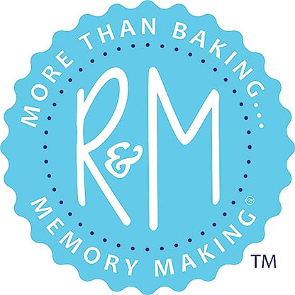 R&M International 2246 Junior 12-Piece Bakeware Set, Includes Pan, Rolling Pin, Tools and Cookie Cutters