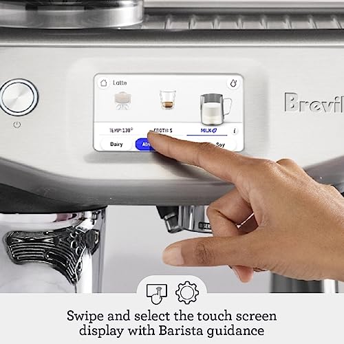 Breville Barista Touch Impress Espresso Machine BES881BTR, Black Truffle