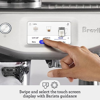 Breville Barista Touch Impress Espresso Machine BES881BTR, Black Truffle