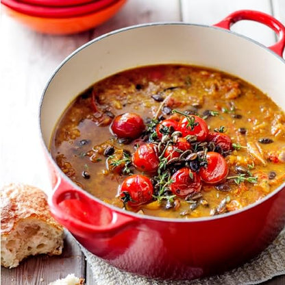 Le Creuset Enameled Cast-Iron 2-Quart Round French Oven, Red
